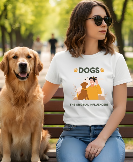 Dogs The Original Influencers - Unisex Classic Crew T-Shirt