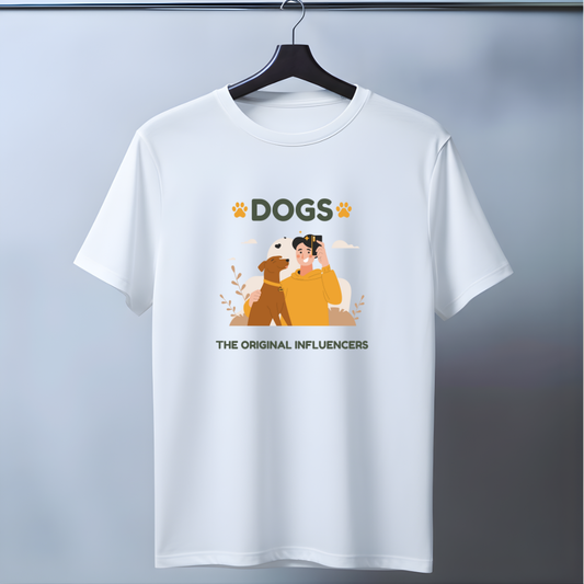 Dogs The Original Influencers - Unisex Classic Crew T-Shirt