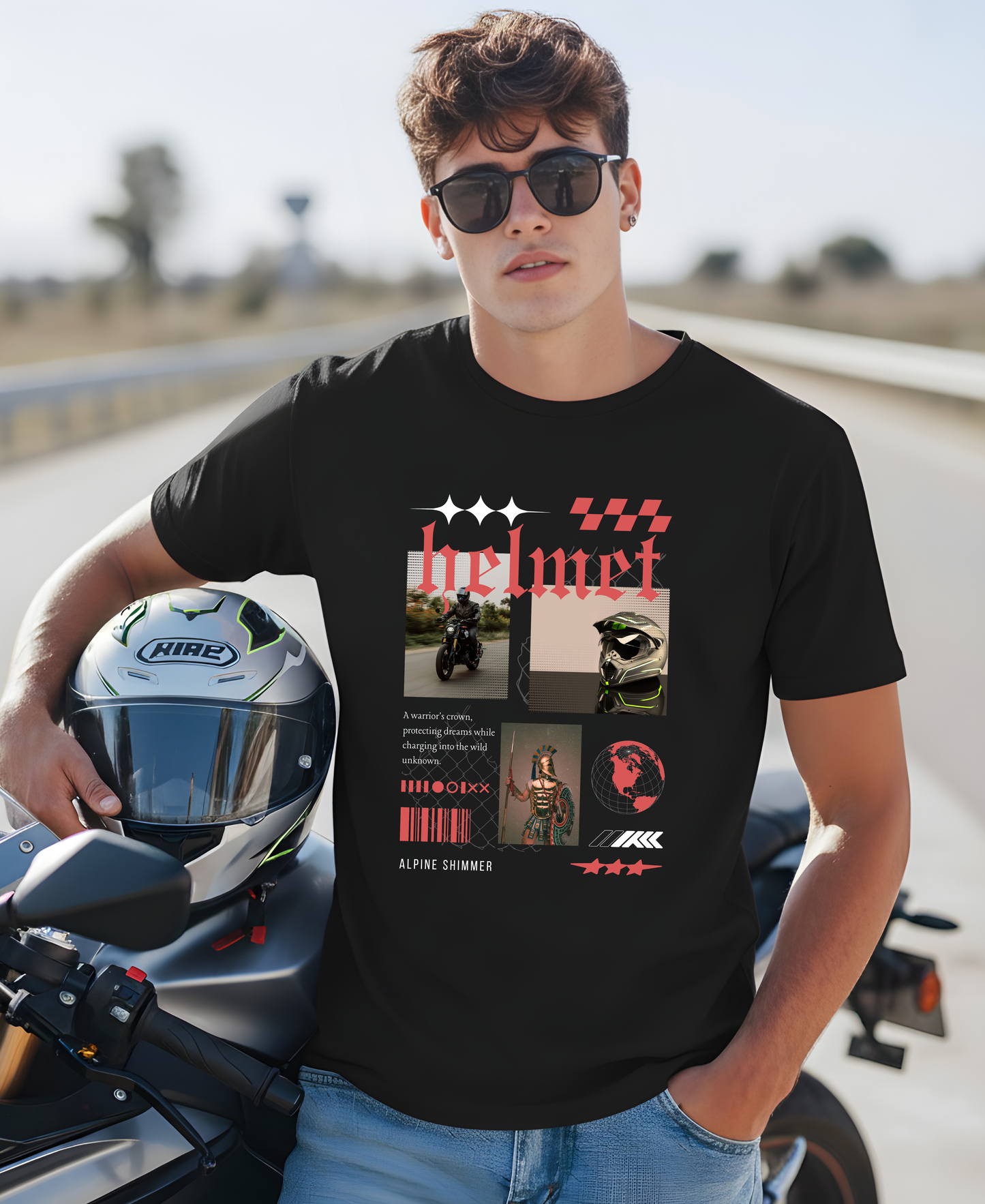 Helmet - Unisex Classic Crew T-Shirt