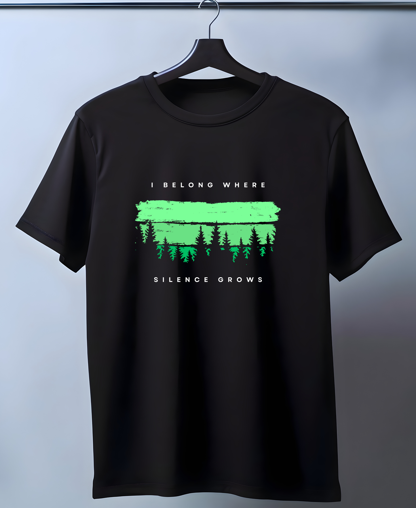 I Belong Where Silence Grows - Unisex Classic Crew T-Shirt