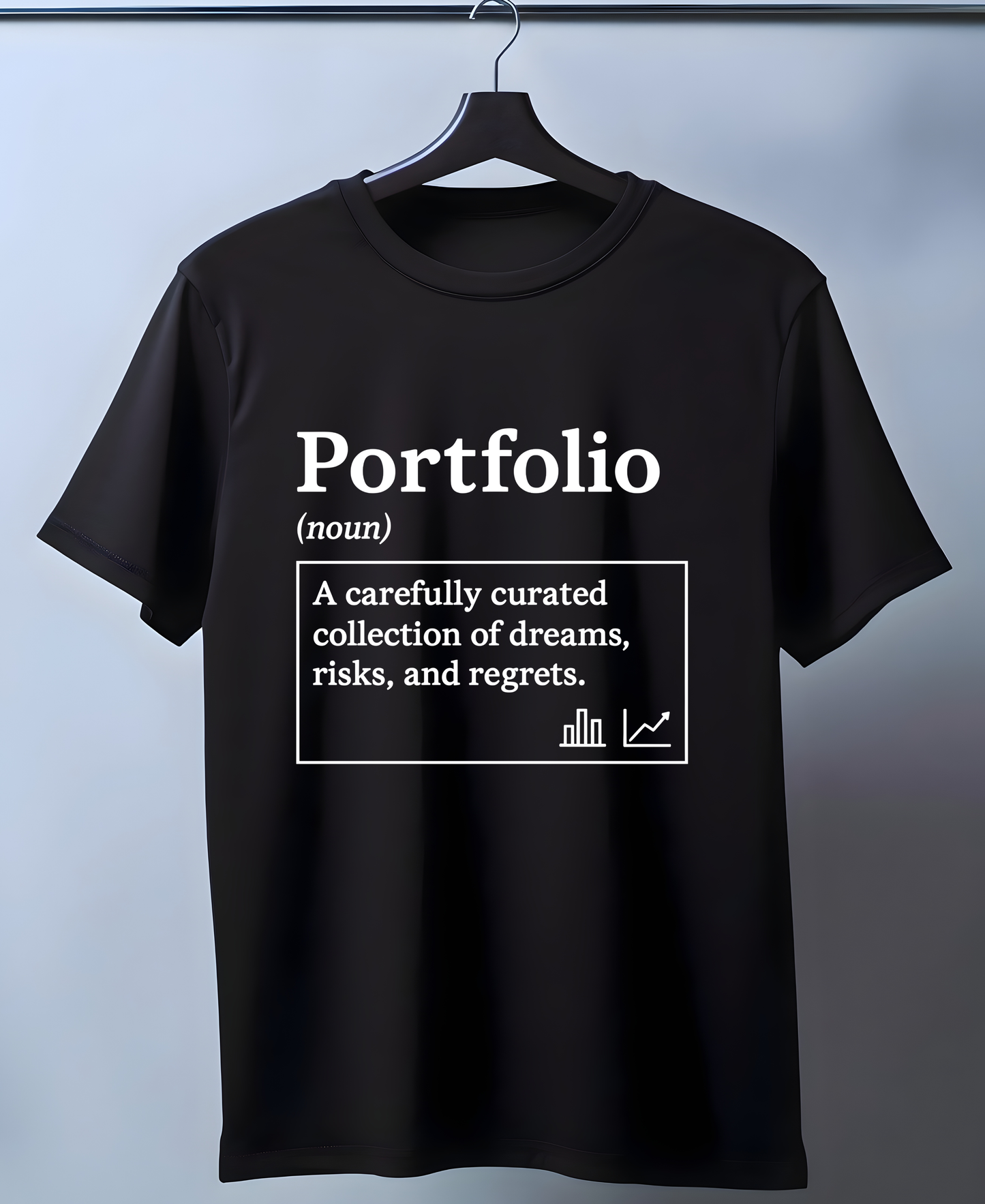 Portfolio - Black - Unisex Classic Crew T-Shirt