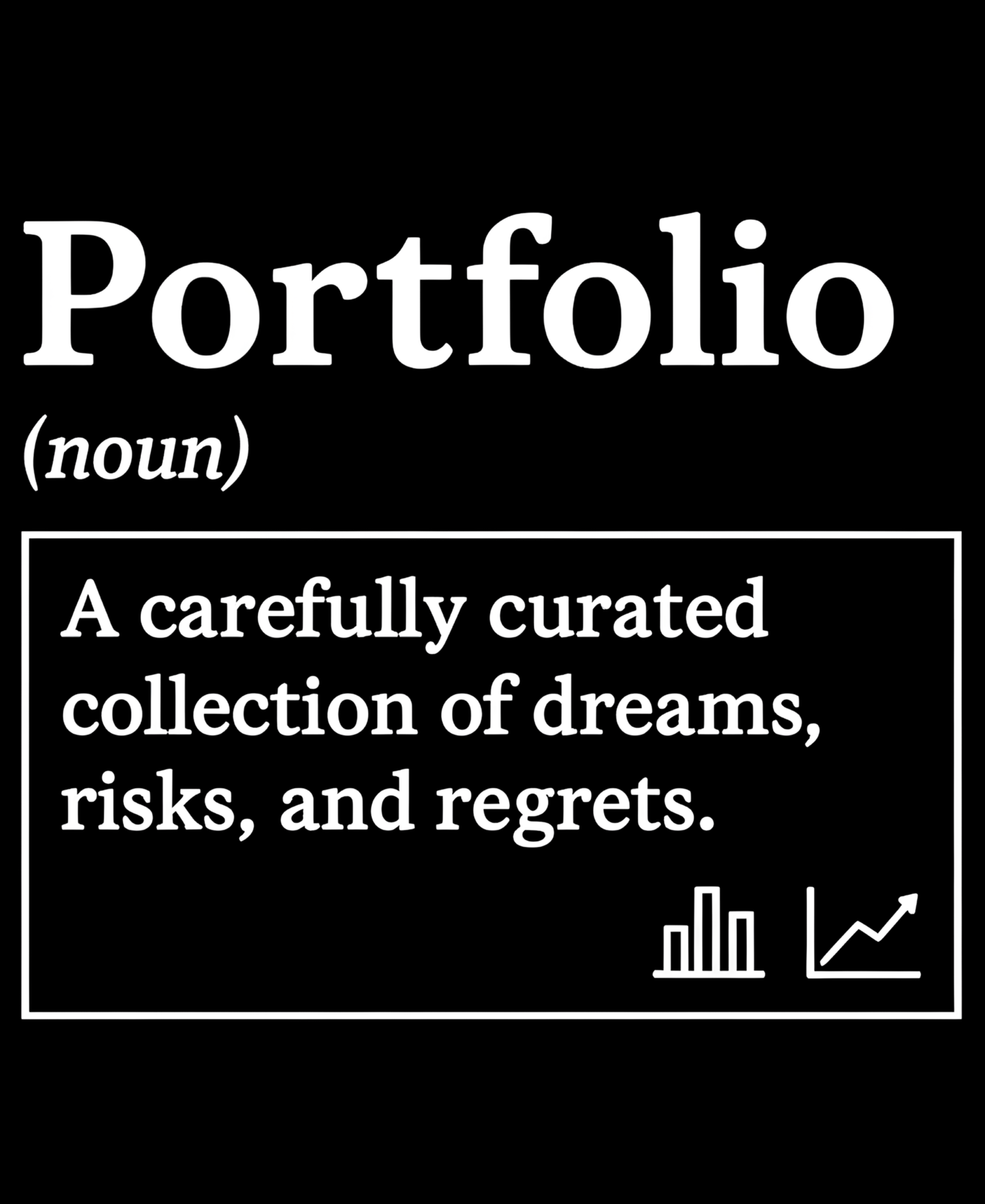 Portfolio - Black - Unisex Classic Crew T-Shirt