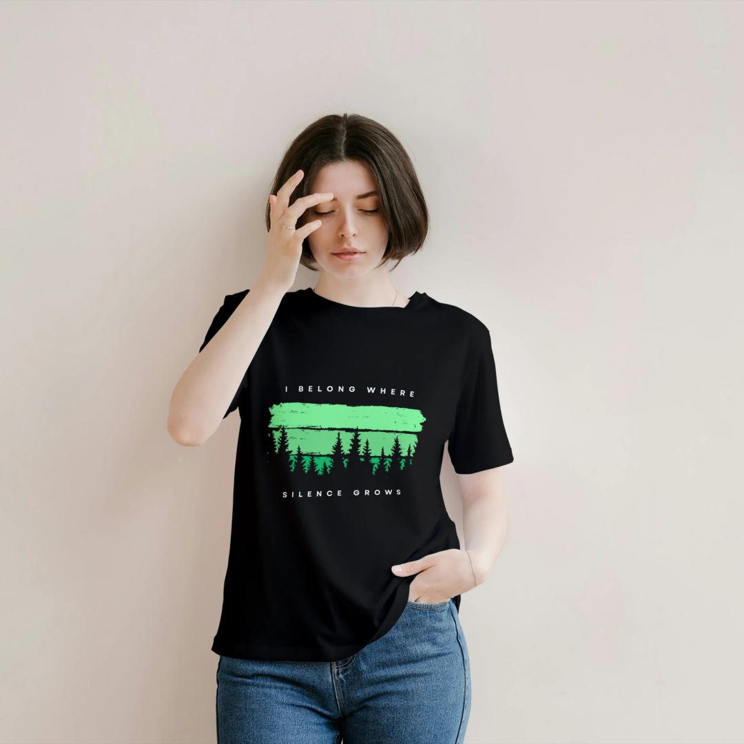 I Belong Where Silence Grows - Unisex Classic Crew T-Shirt
