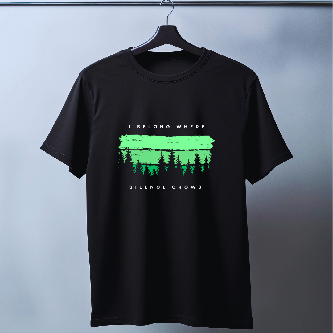 I Belong Where Silence Grows - Unisex Classic Crew T-Shirt